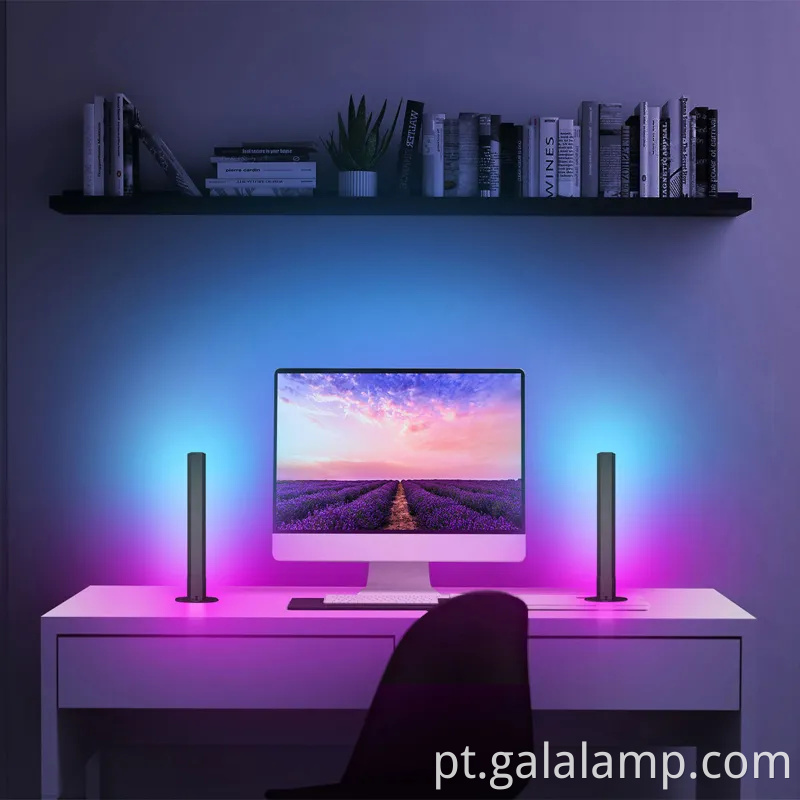 Lâmpada de atmosfera musical moderna para festas e decoração de casa